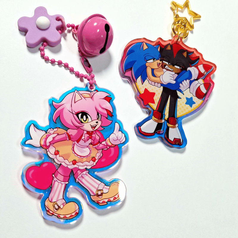 Sonic and Friends (Buttons, Charms, Pouches, and Prints) | Lemon Boba